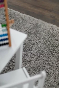 Teddy Gulvtæppe 133x190, Silver