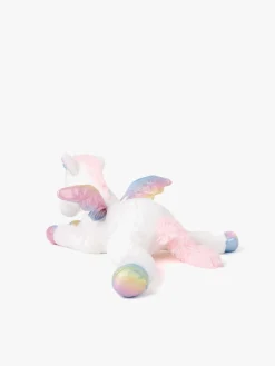 Teddykompaniet Bamse Liggende Enhjørning, Regnbuefarvet