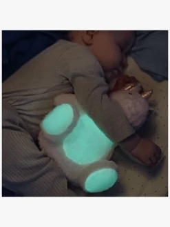 Teddykompaniet Selvlysende Enhjørning 25 cm, Hvid