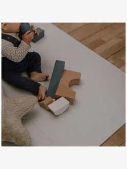 That's Mine Kvadrat Legetæppe, Light Grey