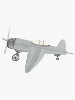 That's Mine Wallsticker Retro Flyvemaskine, Blå