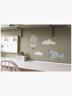 That's Mine Wallsticker Retro Flyvemaskine, Blå