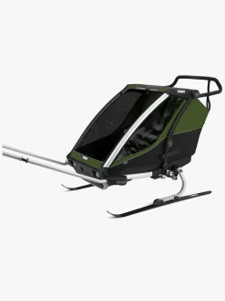 Thule Chariot Cab 2 Cykelanhænger, Cypress Green