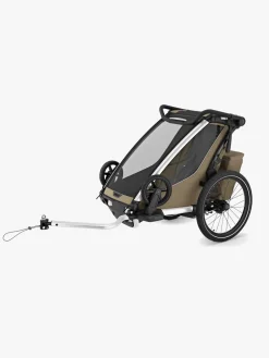 Thule Chariot Cross 1 Cykelanhænger inkl. Skisæt, Khaki G3