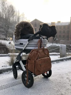 Tinkafu Barnevognskrog Stor Åben