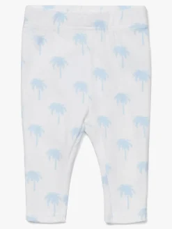 Tiny Treasure Lexi Leggings 2-pak, Blue/Palm