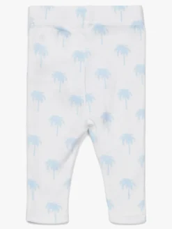 Tiny Treasure Lexi Leggings 2-pak, Blue/Palm