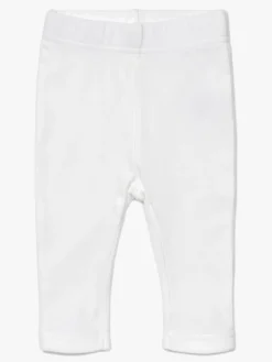 Tiny Treasure Lexi Leggings 2-pak, White/Flamingo