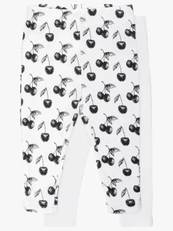 Tiny Treasure Lexi Leggings 2-pak, White