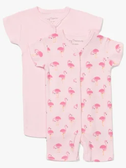 Tiny Treasure Summer Heldragt 2-pak, Pink/Flamingo