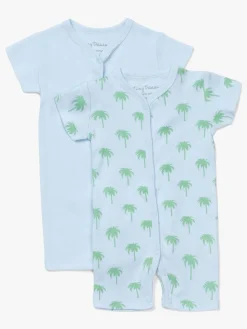 Tiny Treasure Summer Heldragt 2-pak, Blue/Palm