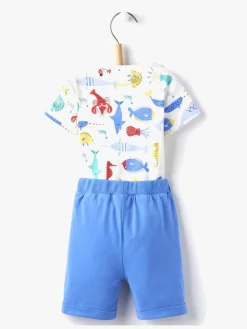 Tom Joule Granddad Sæt, Cream Sea