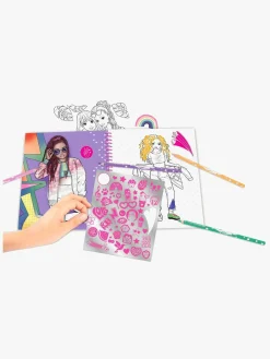 TOP Model Malebog med Pailletter