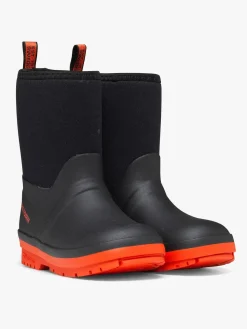 Tretorn Kuling Neoprene Forede Gummistøvler, Black/Burnt Henna