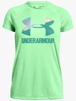 Under Armour Big Logo Tee Solid SS Træningstrøje, Green Typhoon