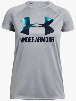 Under Armour Big Logo Tee Solid SS Træningstrøje, Steel