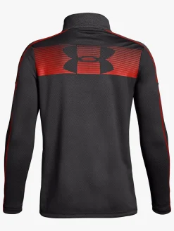 Under Armour Tech 1/2 Zip Træningstrøje, Charcoal Medium Heat