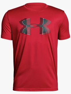 Under Armour Tech Big Logo Solid Tee Træningstrøje, Red
