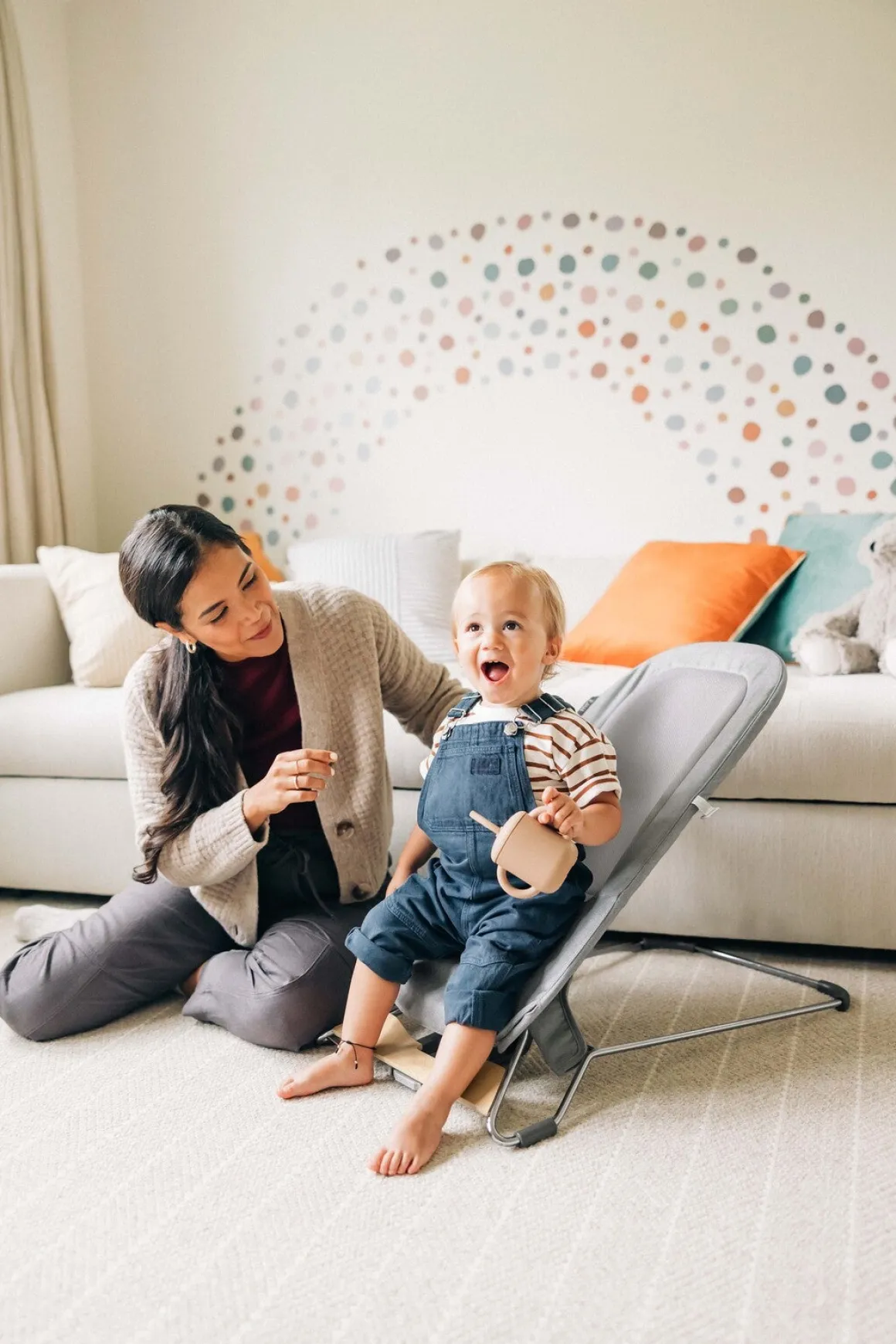 UPPAbaby Mira Skråstol, Stella Grey Mélange