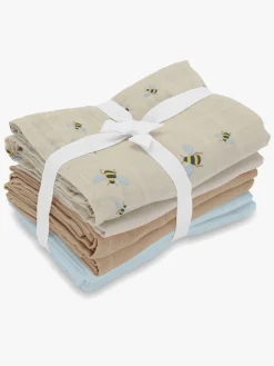 Vanilla Copenhagen Tæppe/ Stofble i Musselin 6-pak, Honeybee