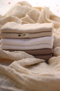 Vanilla Copenhagen Tæppe/ Stofble i Musselin 6-pak, Tin Stickman