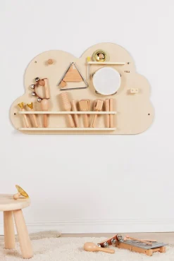 VIGA Aktivitetspanel med Slagtøjsinstrumenter