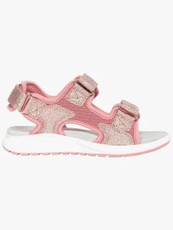 Viking Anchor Glitter 3V Sandaler, Light Pink
