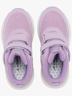 Viking Bouncy Glitter Mid 2V WP Sneakers, Lilac