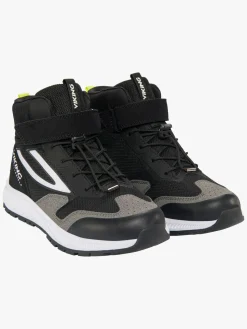 Viking Century Mid 1V SL WP Sneakers, Black/Lime