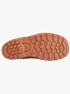 Viking Jolly Print Gummistøvler, Cognac/White