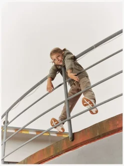 Viking Play  Vendbar Fleecetrøje, Olive