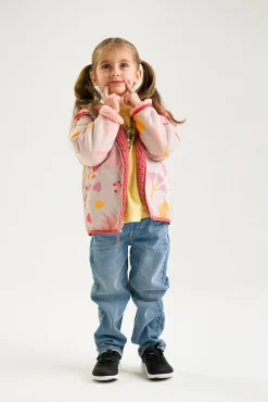 Viking Play  Vendbar Fleecetrøje, Light Pink