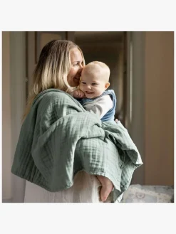 Vinter & Bloom Layered Stofble, Jade Green