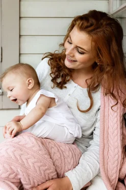 Vinter & Bloom Tæppe Cuddly, Dusty Rose