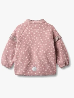 Wheat Ellena Fleecetrøje, Rosewood Dots