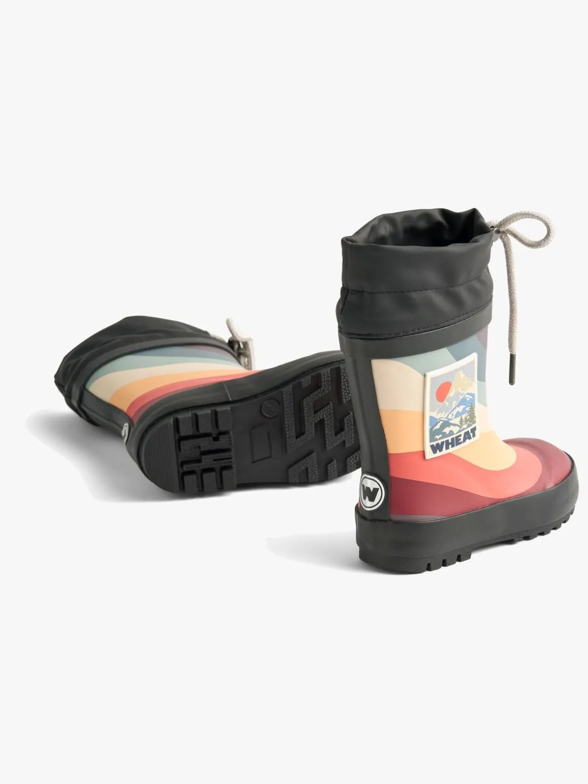 Wheat Forede Gummistøvler, Rainbow Waves