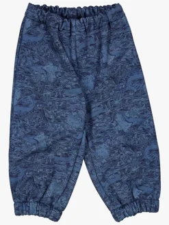 Wheat Luca Softshellbukser, Navy Linoleum