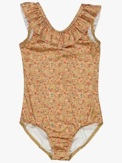 Wheat Marie-Louise Badedragt, Small Porcelain Flowers