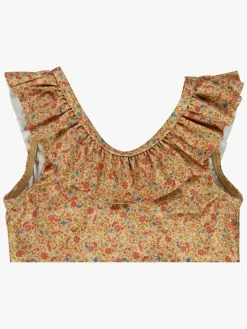 Wheat Marie-Louise Badedragt, Small Porcelain Flowers