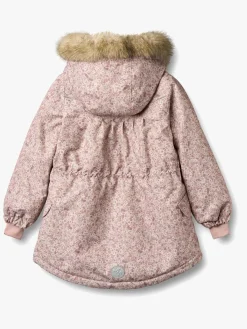 Wheat Mathilde Vinterjakke, Rose Dust Flowers