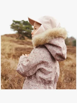 Wheat Mathilde Vinterjakke, Rose Dust Flowers