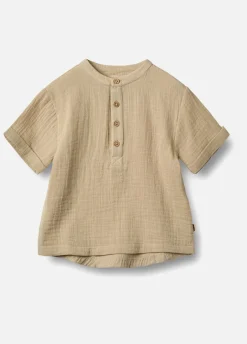 Wheat Svend  Kortærmet Trøje, Soft sand