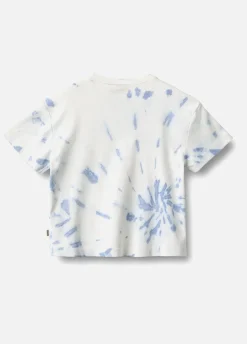 Wheat Tommy T-shirt, Blue Tie Dye
