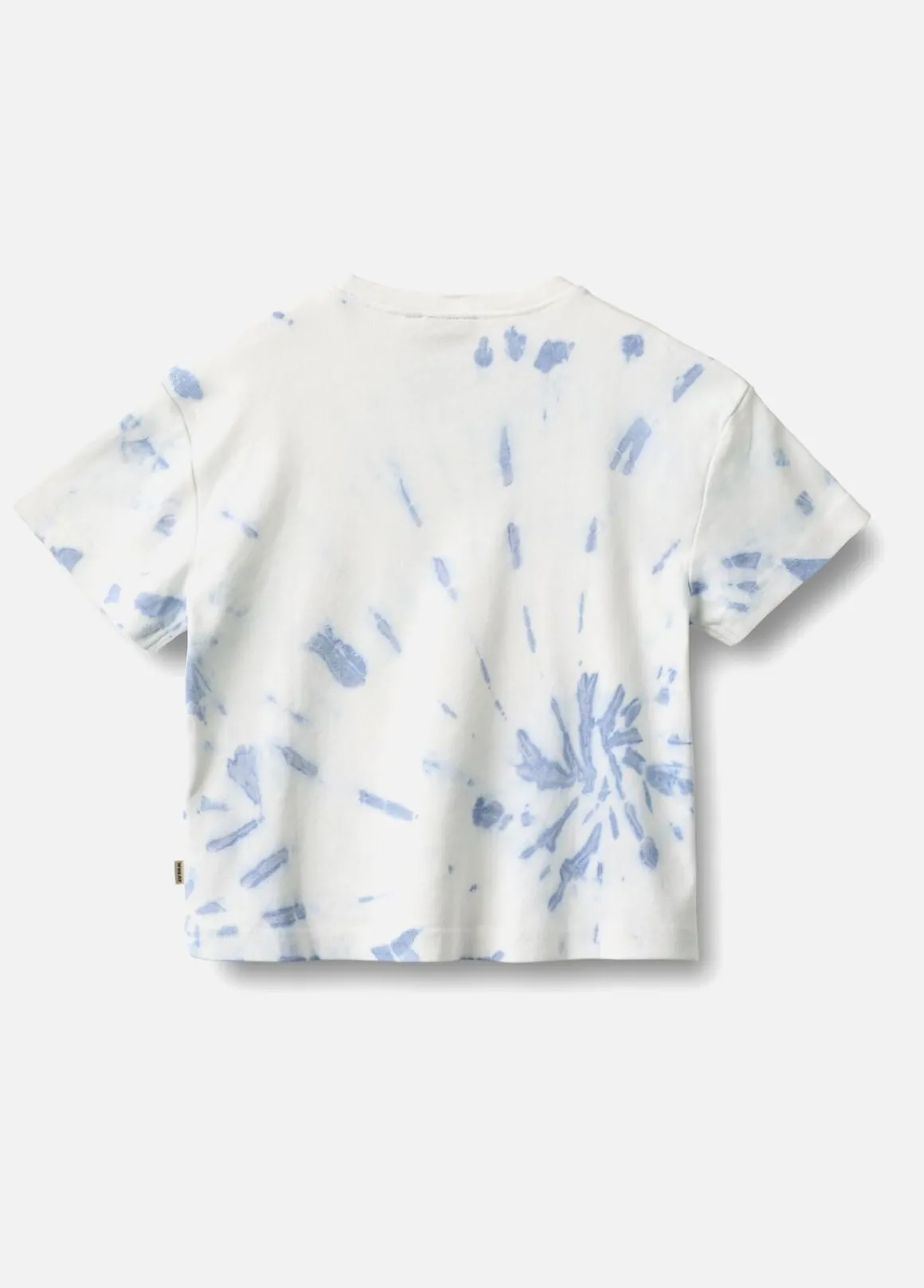 Wheat Tommy T-shirt, Blue Tie Dye
