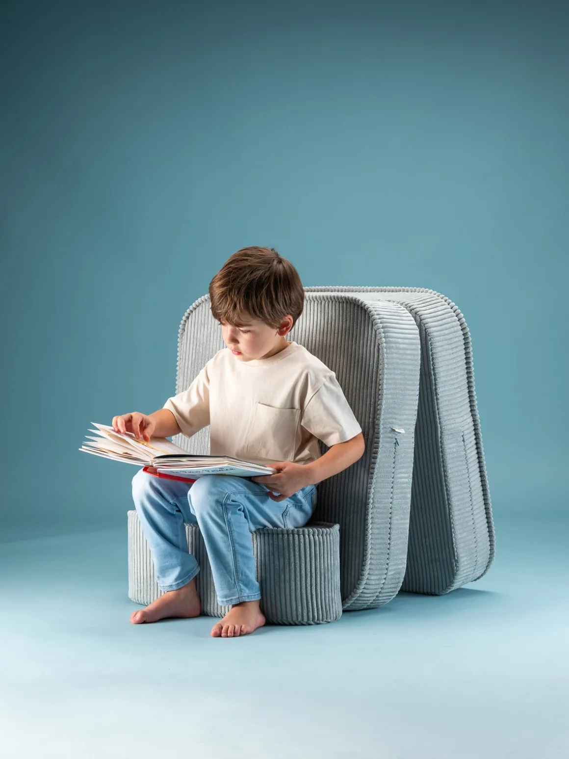 Wigiwama Flip Foldbar Stol 150x60 cm, Peppermint Green