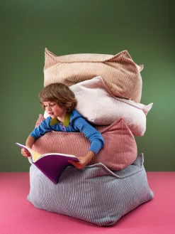 Wigiwama Kvadrat Puf, Pink Mousse