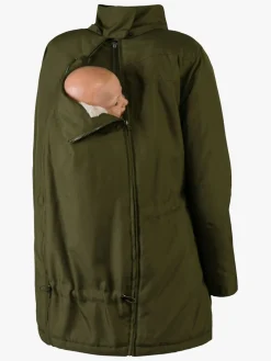 Wombat Graviditetsjakke, Grøn/Beige