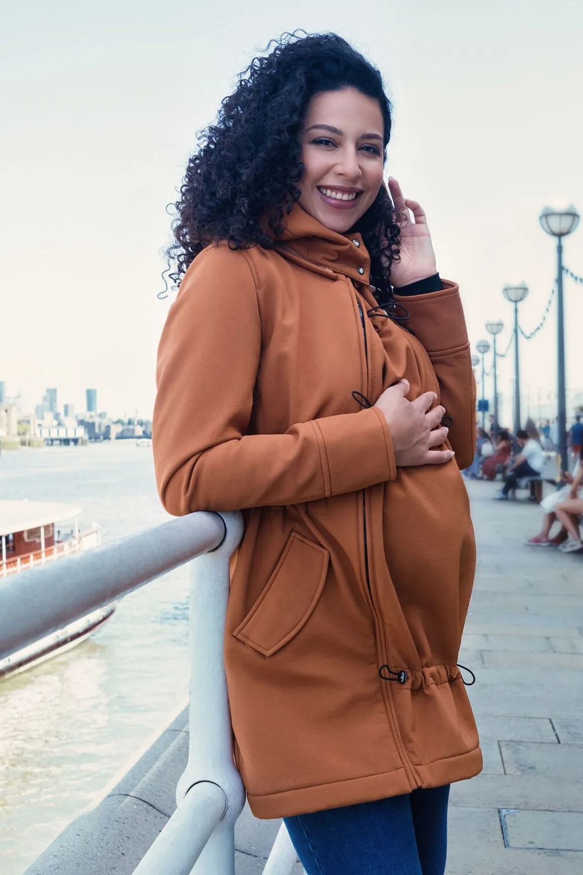 Wombat Softshell Bærejakke, Caramel