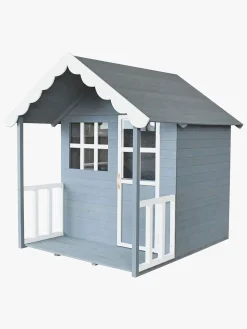 Woodlii Legehus, Grå/Hvid