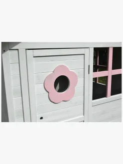 Woodlii Legehus, Hvid/Lyserød